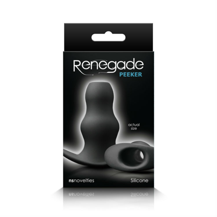 Renegade Peeker Small Black Butt Plug - Image 2