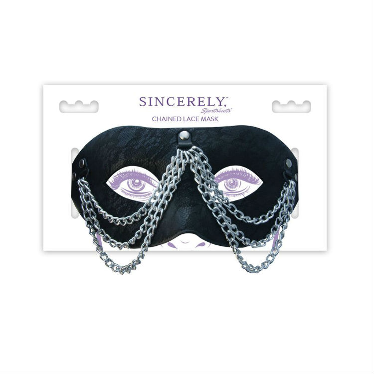 Sincerely Lace Chained Mask - Image 2