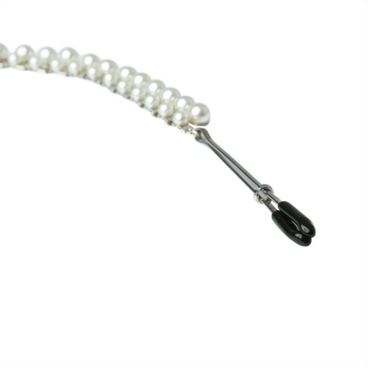 Sincerely Lace Pearl Chain Nipple Clamps - Image 3