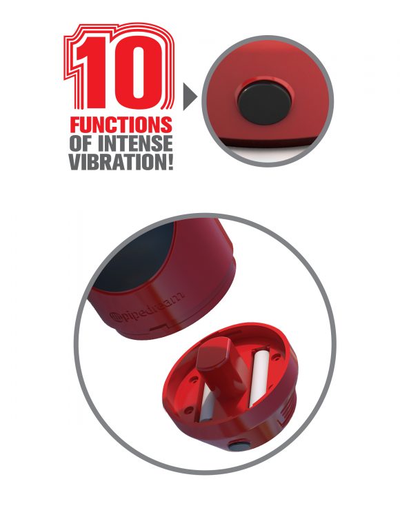 Pipedream Extreme Toyz Mega Grip Vibrating Stroker Mouth - Image 4