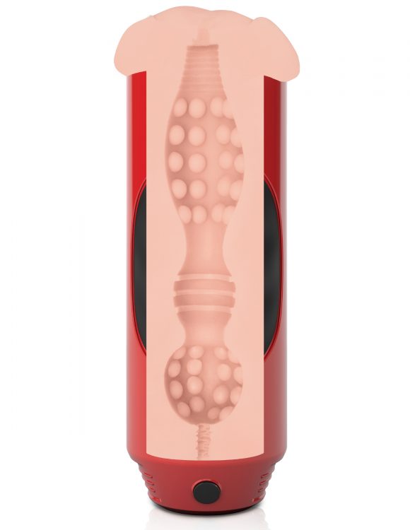 Pipedream Extreme Toyz Mega Grip Vibrating Stroker Mouth - Image 7