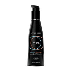 4oz bottle of wicked hybrid personal lubricant