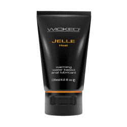4oz tube of wicked jelle heat personal anal lubricant
