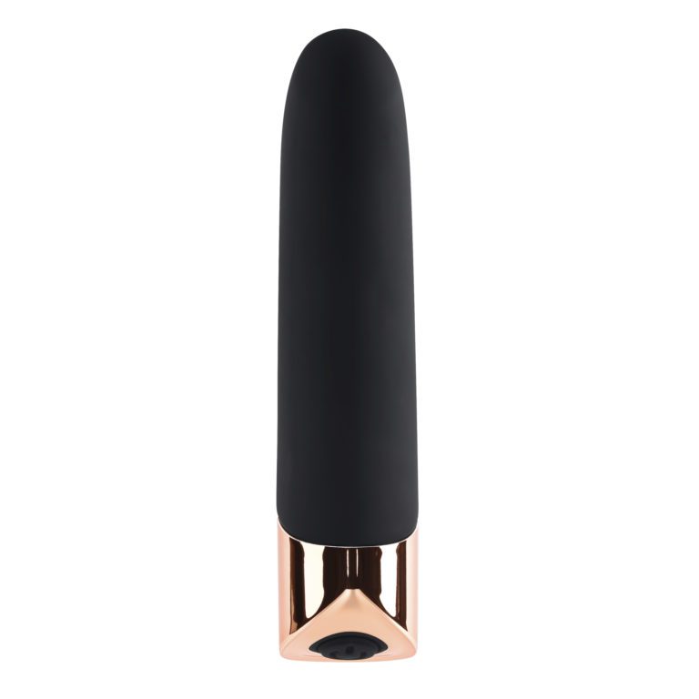 Gender X Gold Standard black bullet with gold details