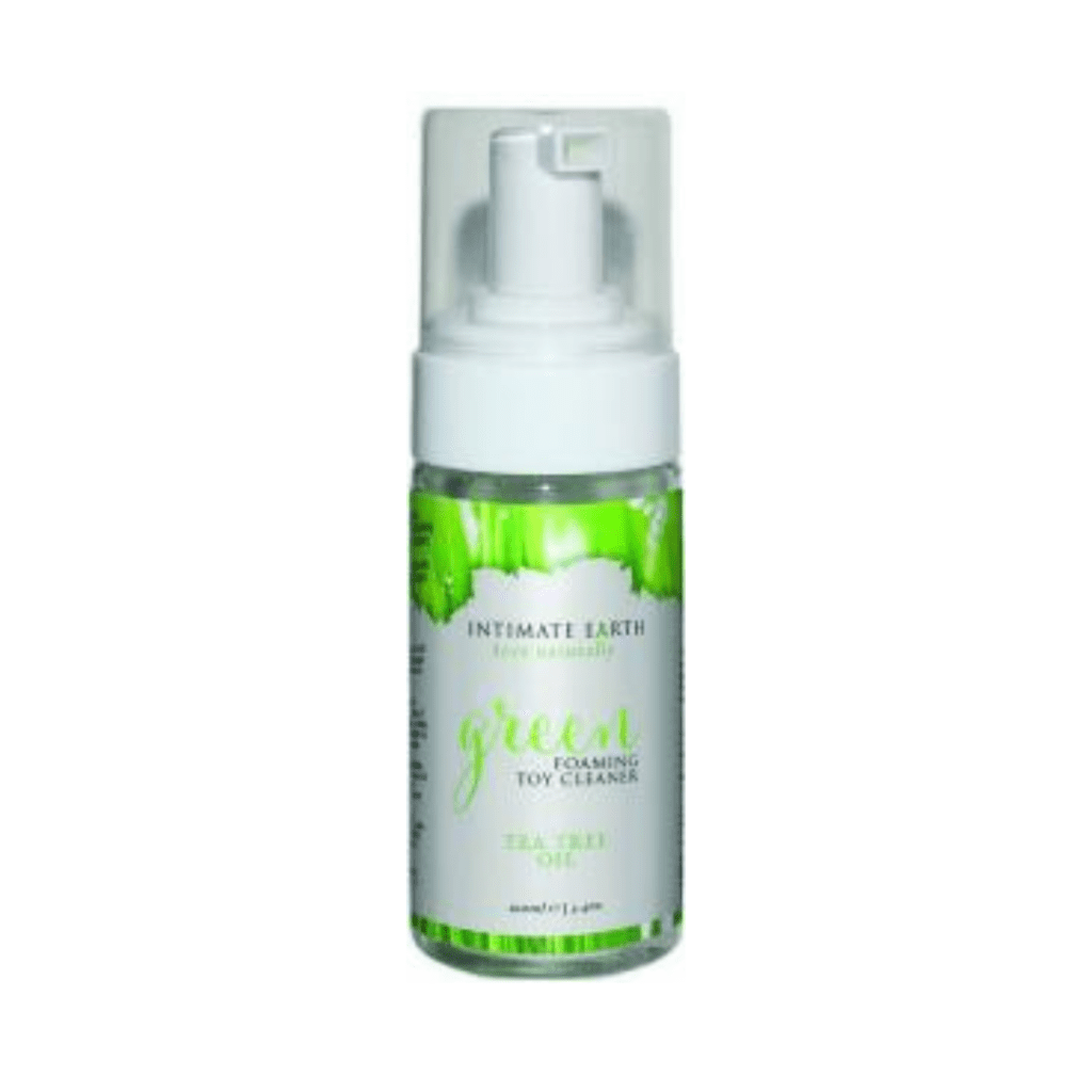intimate earth green tea tree oil foaming toy cleaner