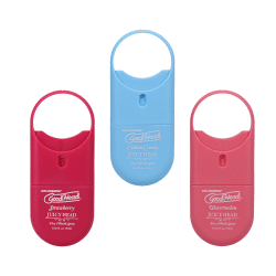 dry mouth spray in strawberry, cotton candy, and watermelon