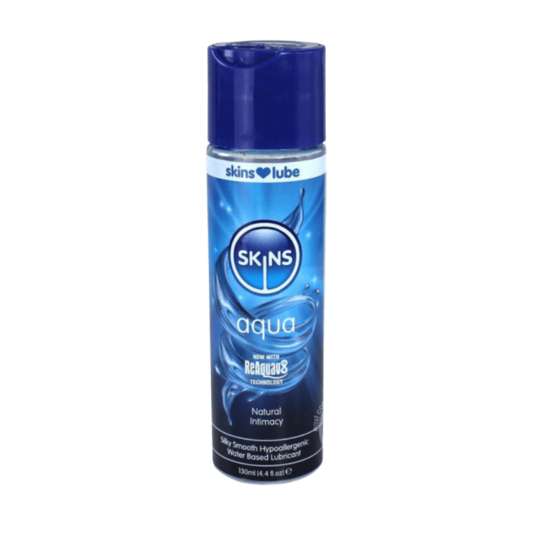 4.4oz bottle of skins aqua personal lubricant