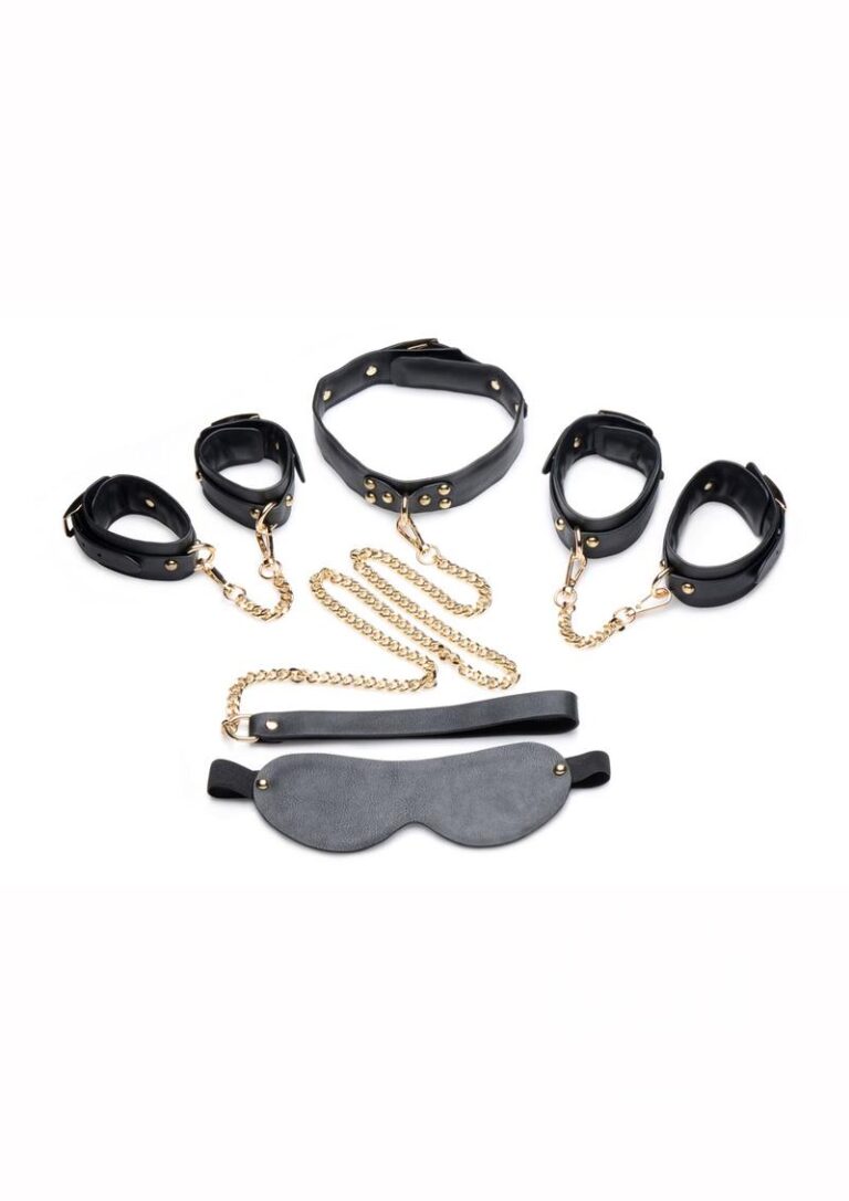 master series golden submission bondage set
