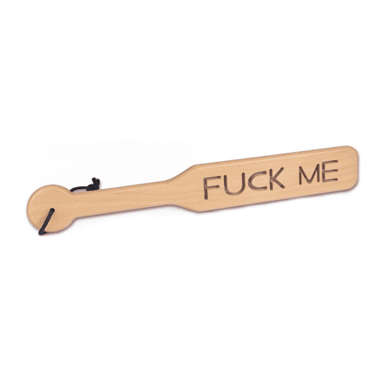 spartacus fuck me zelkova wood paddle