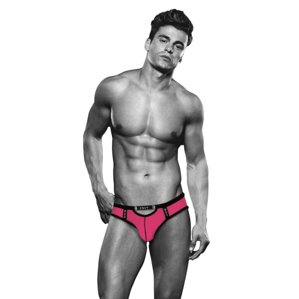 envy bad boy brief pink