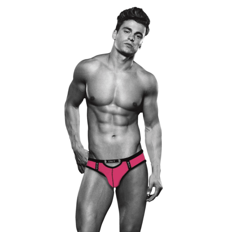 envy bad boy brief pink