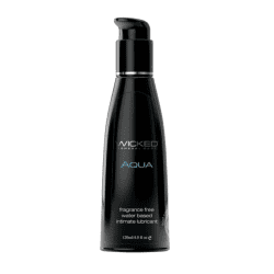 4oz bottle of wicked aqua personal lubricant