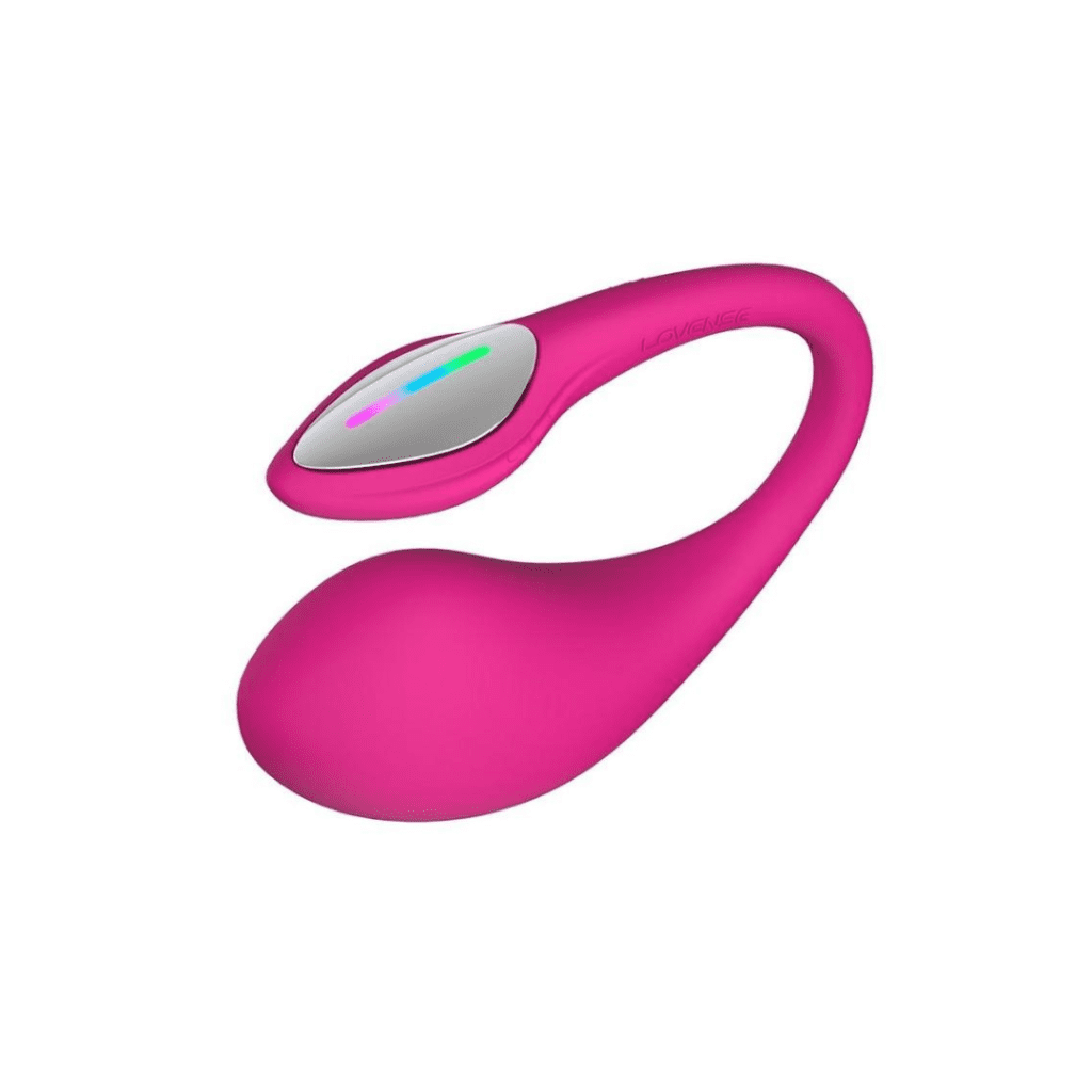 picture of pink box containing Lush 4 Lovense App Controlled Blue Tooth Vibrator