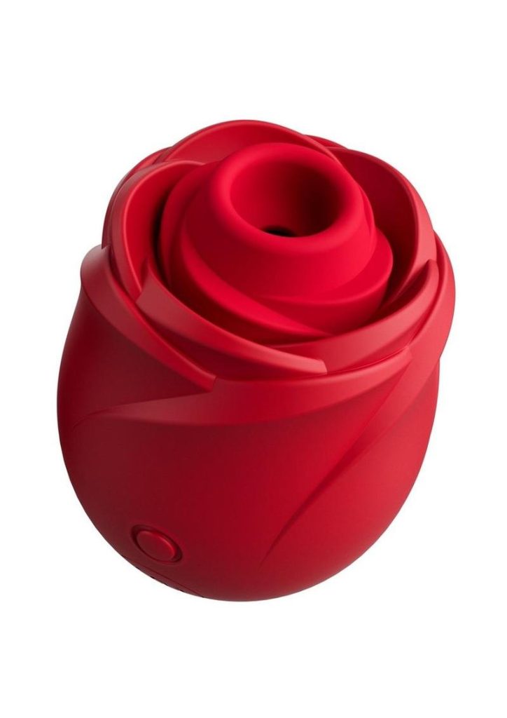 red rose shaped vibrating sex toy