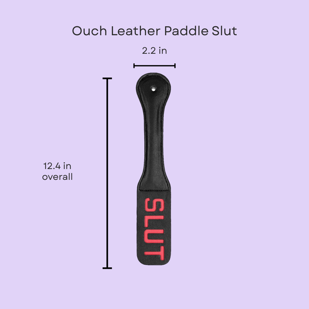 Ouch Leather Paddle Slut - Image 3