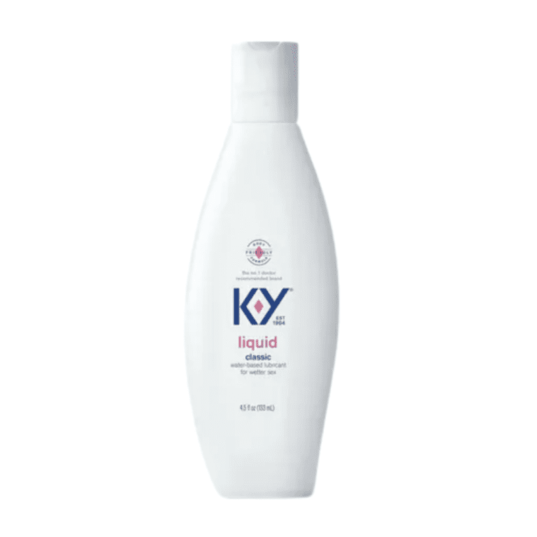 4.5oz bottle of ky liquid water based lubricant