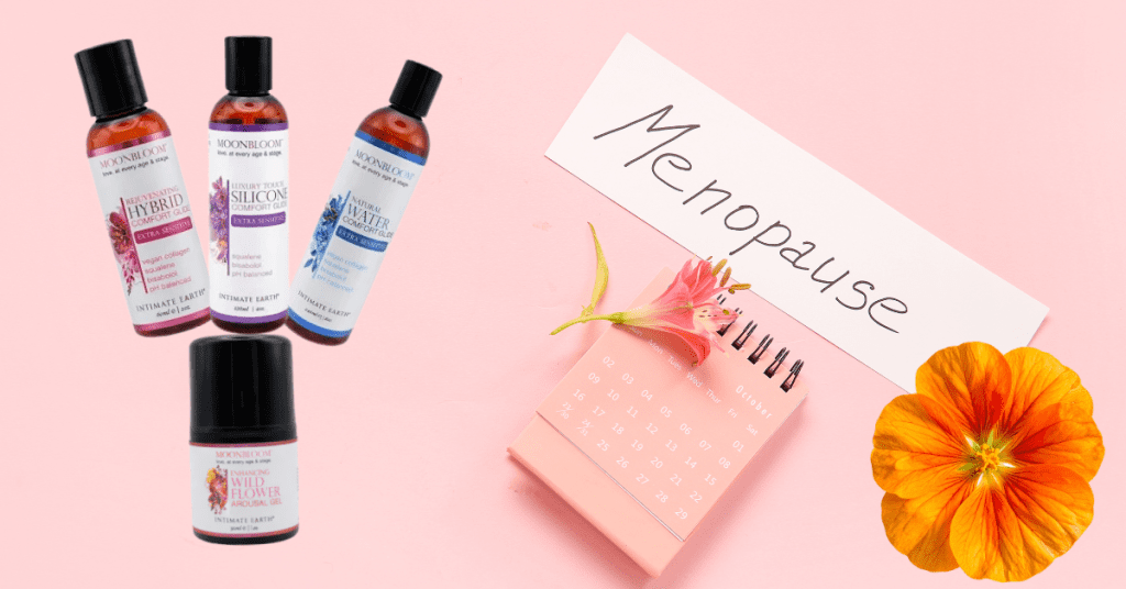 moonbloom for menopause relief picture of four moonbloom products