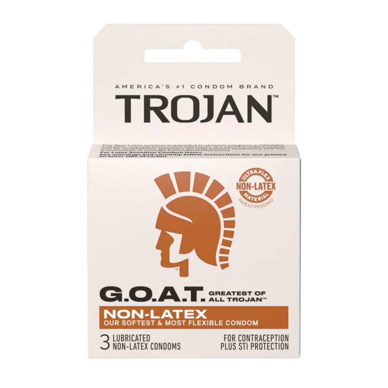 TROJAN G.O.A.T. NON-LATEX LUBRICATED CONDOMS